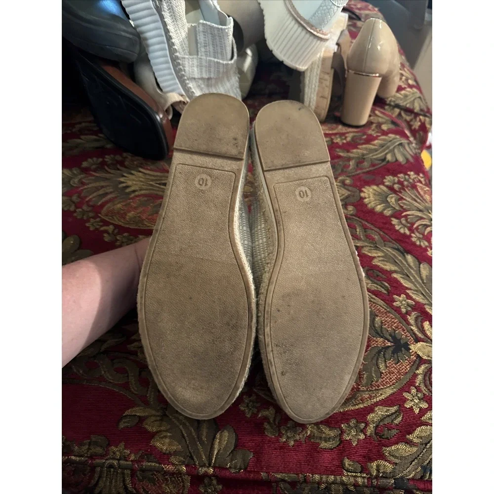 Universal Thread Women's Shoes Woven Flats Slip On Mule Pointed Toe Size 10